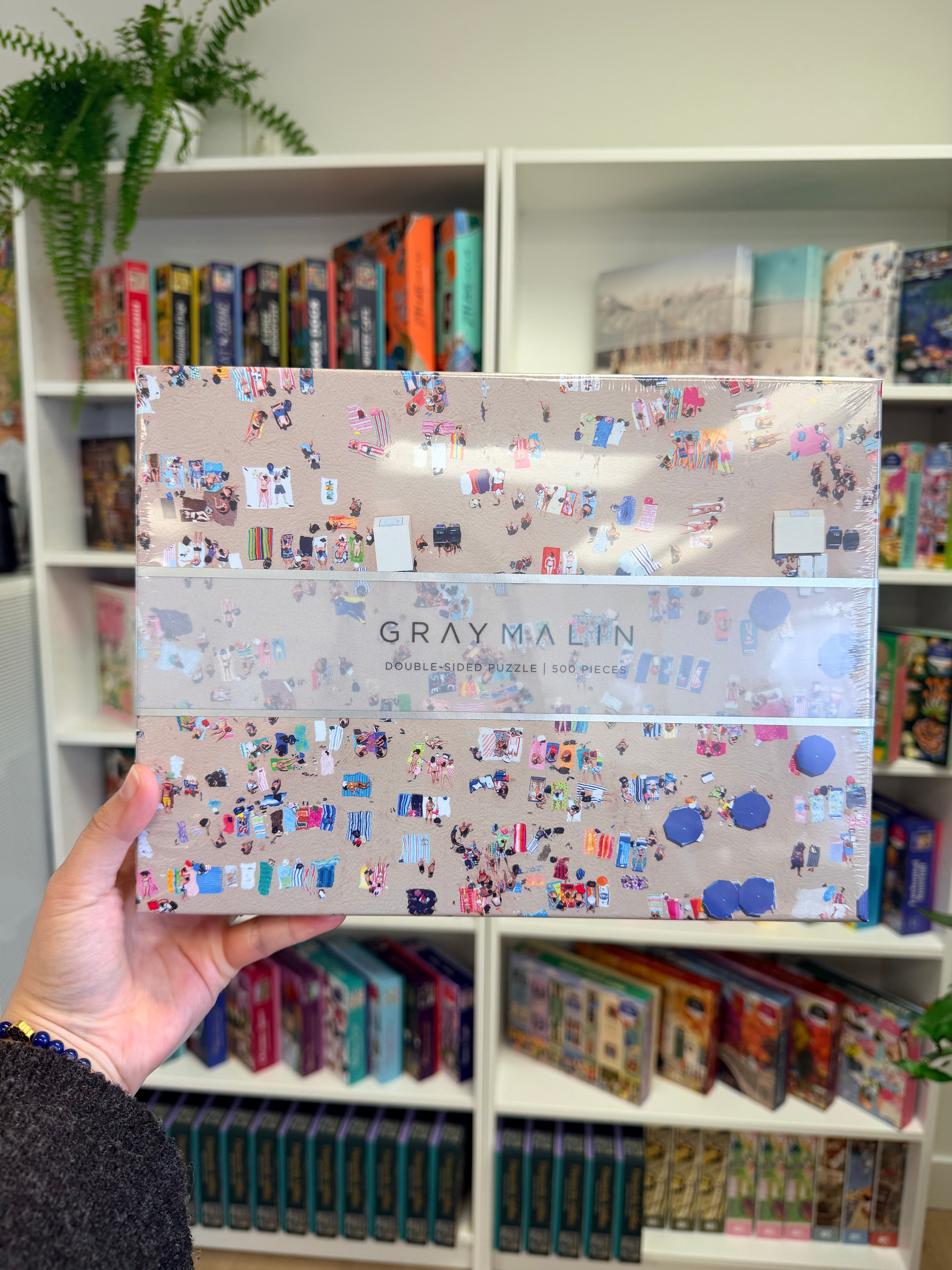 Galison | 500 Pieces | Gray Malin The Beach Double Sided Puzzle