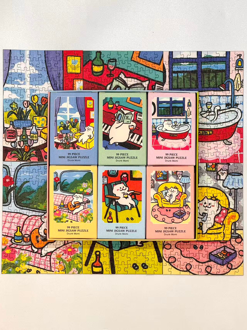 PuffinKids | Puzzle Set| Drunk Momi