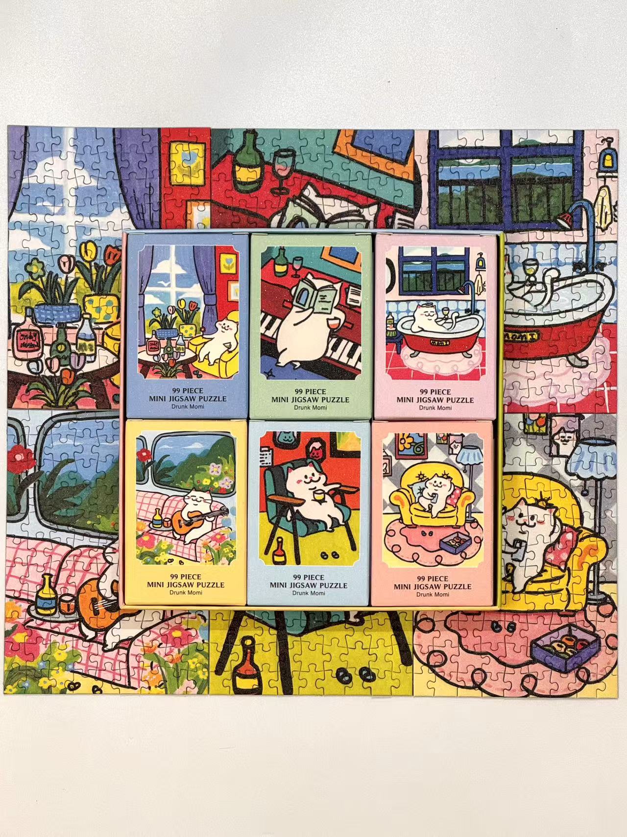 PuffinKids | Puzzle Set| Drunk Momi