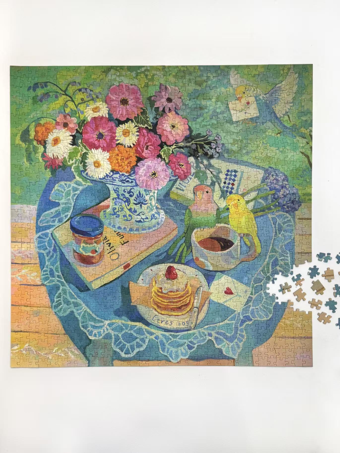 PuffinKids | 1000 Pieces |Spring Love Letter