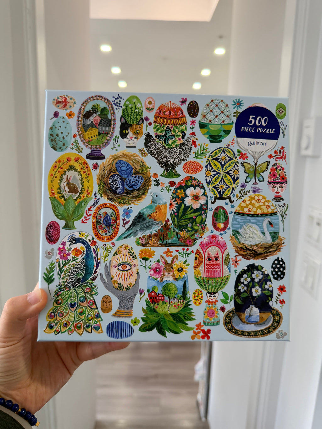 Galison | 500 Pieces | Artisanal Eggs Puzzle