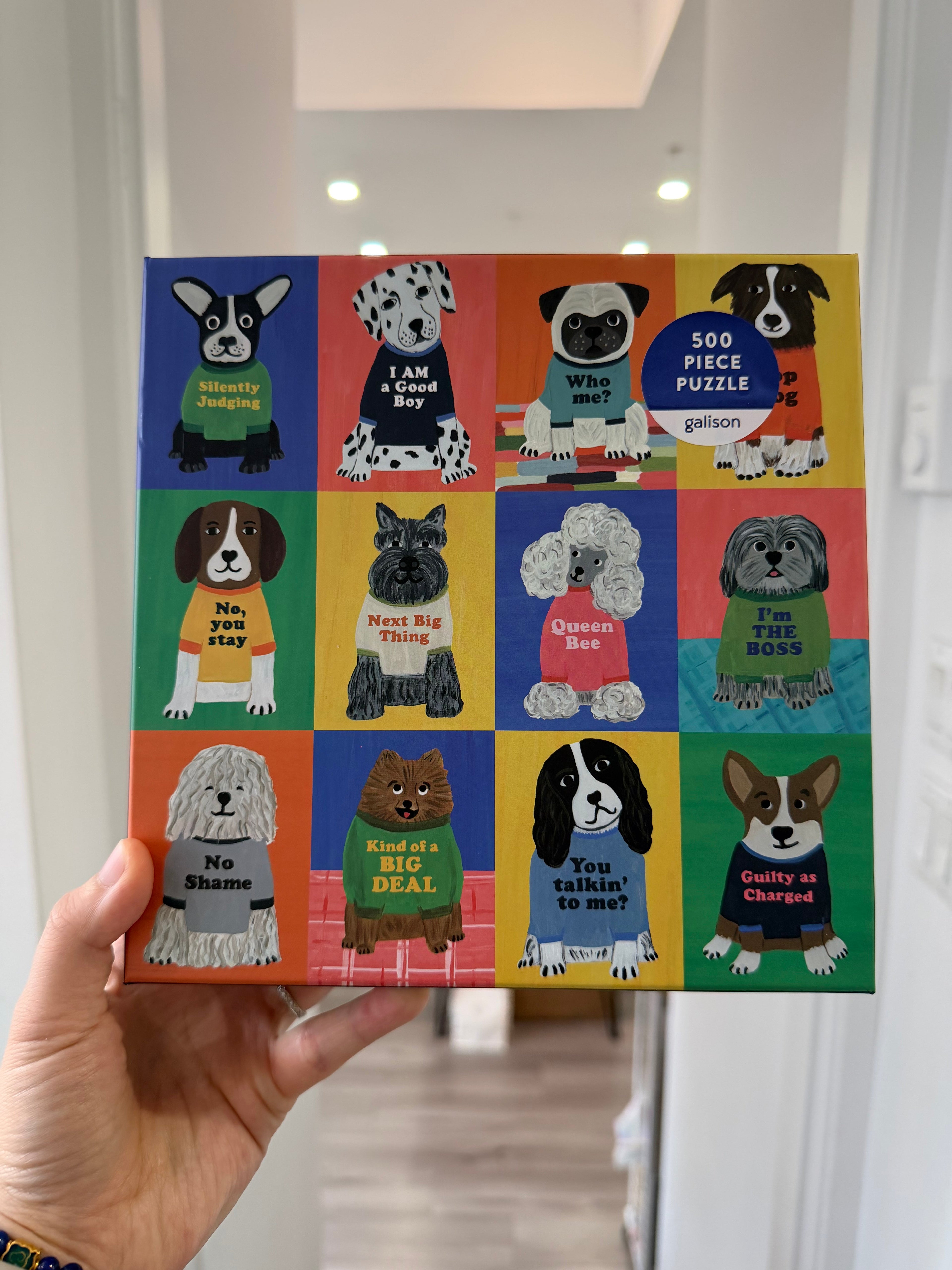 Galison | 500 Pieces | Boss Dogs Puzzle