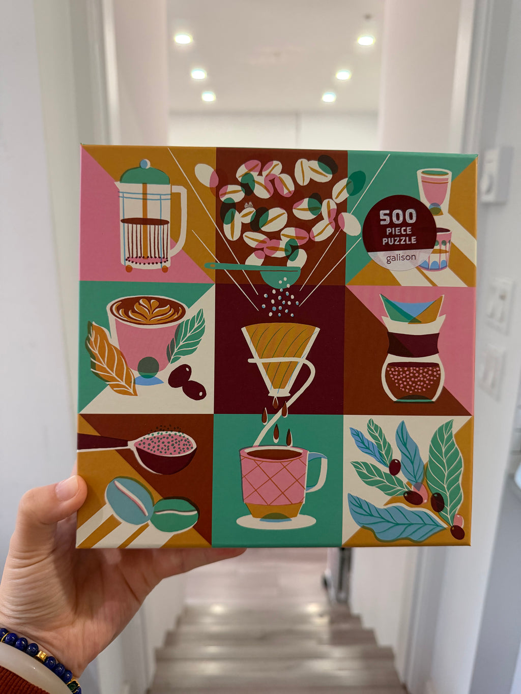 Galison | 500 Pieces | Coffeeology Puzzle