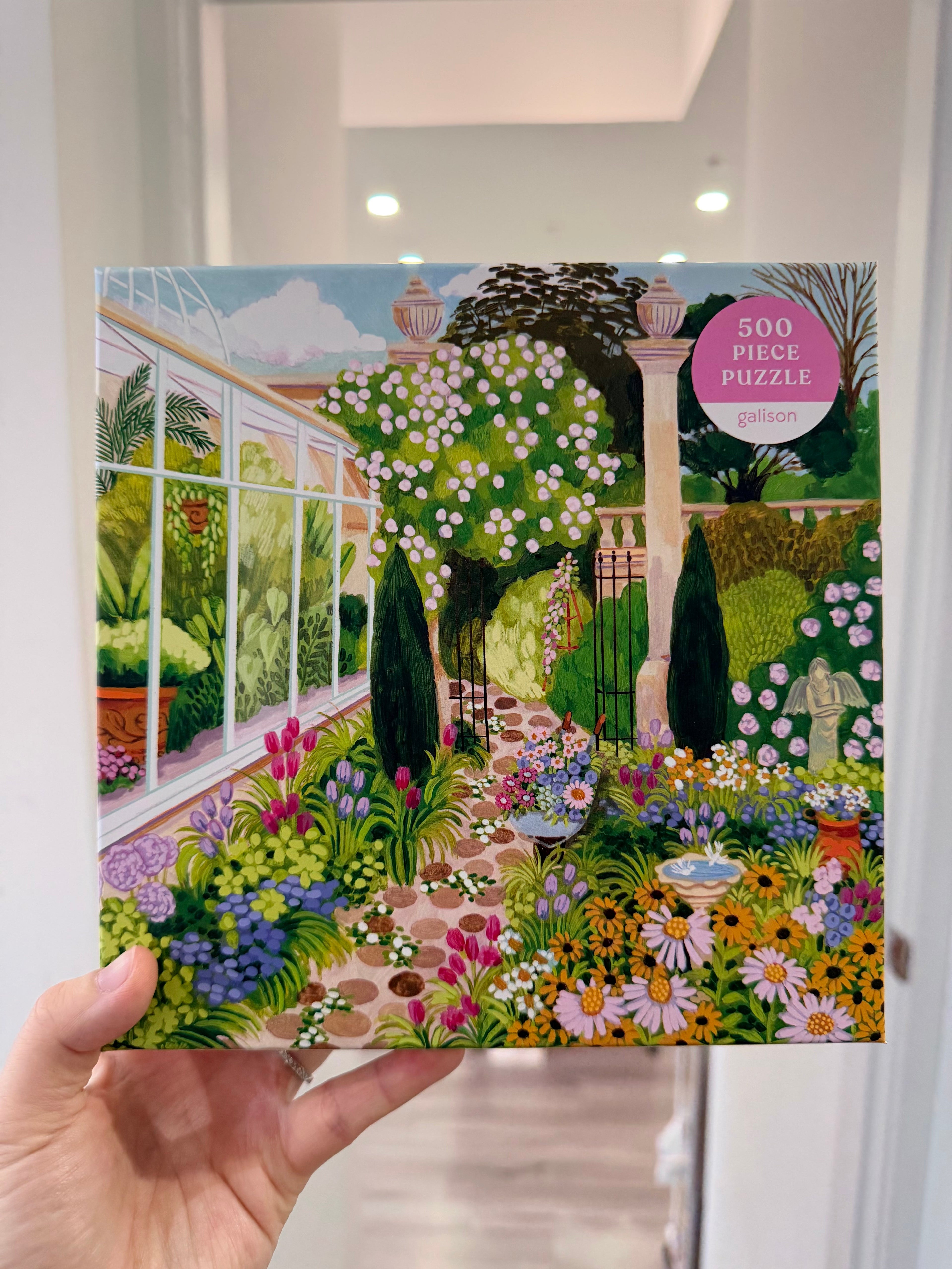 Galison | 500 Pieces | Evergreen Gardens Puzzle
