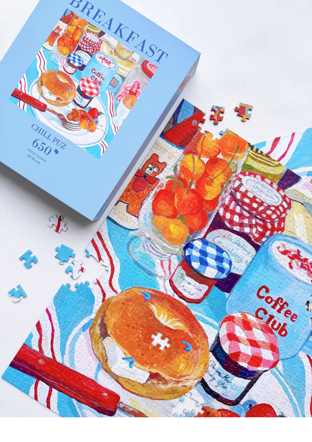 Chill Puz | 650 Pieces | Breakfast