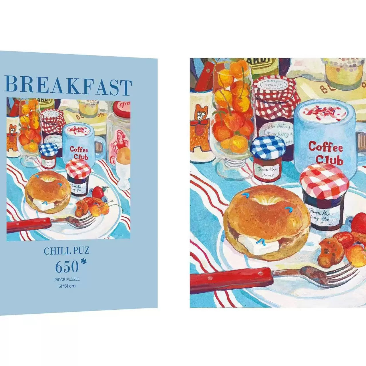 Chill Puz | 650 Pieces | Breakfast