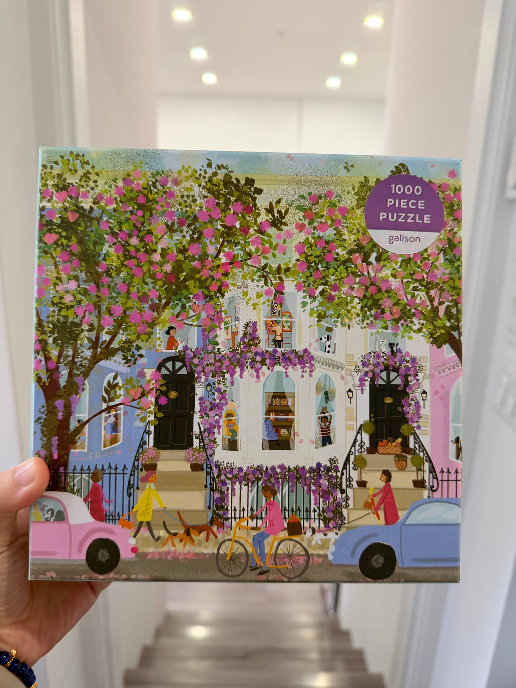 Galison | 1000 Pieces | Spring Terrace Puzzle