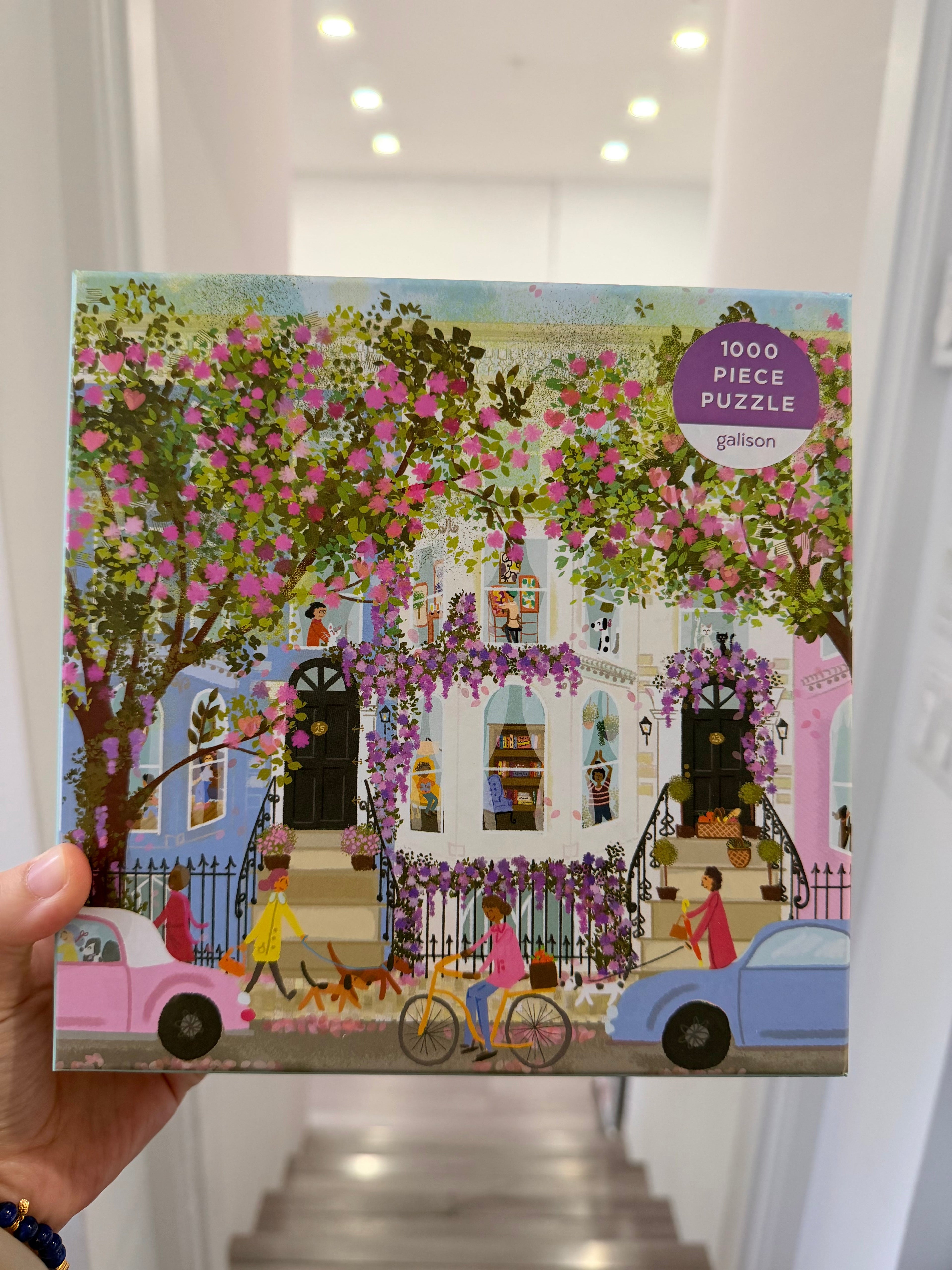 Galison | 1000 Pieces | Spring Terrace Puzzle