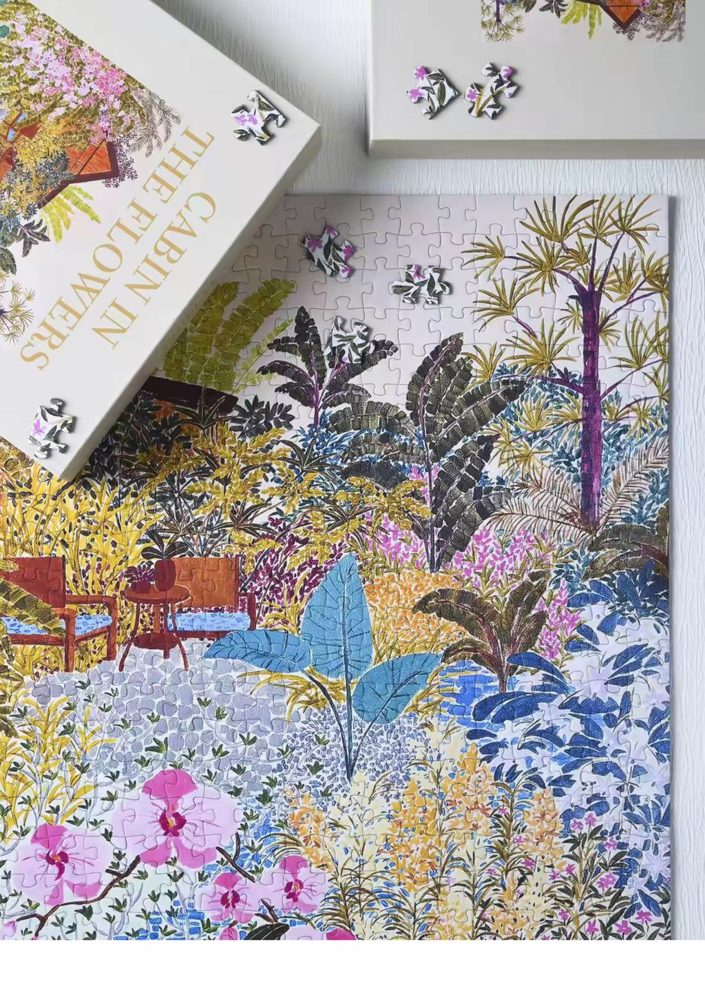 Chill Puz | 650 Pieces | Cabin in the Flowers 花丛小木屋