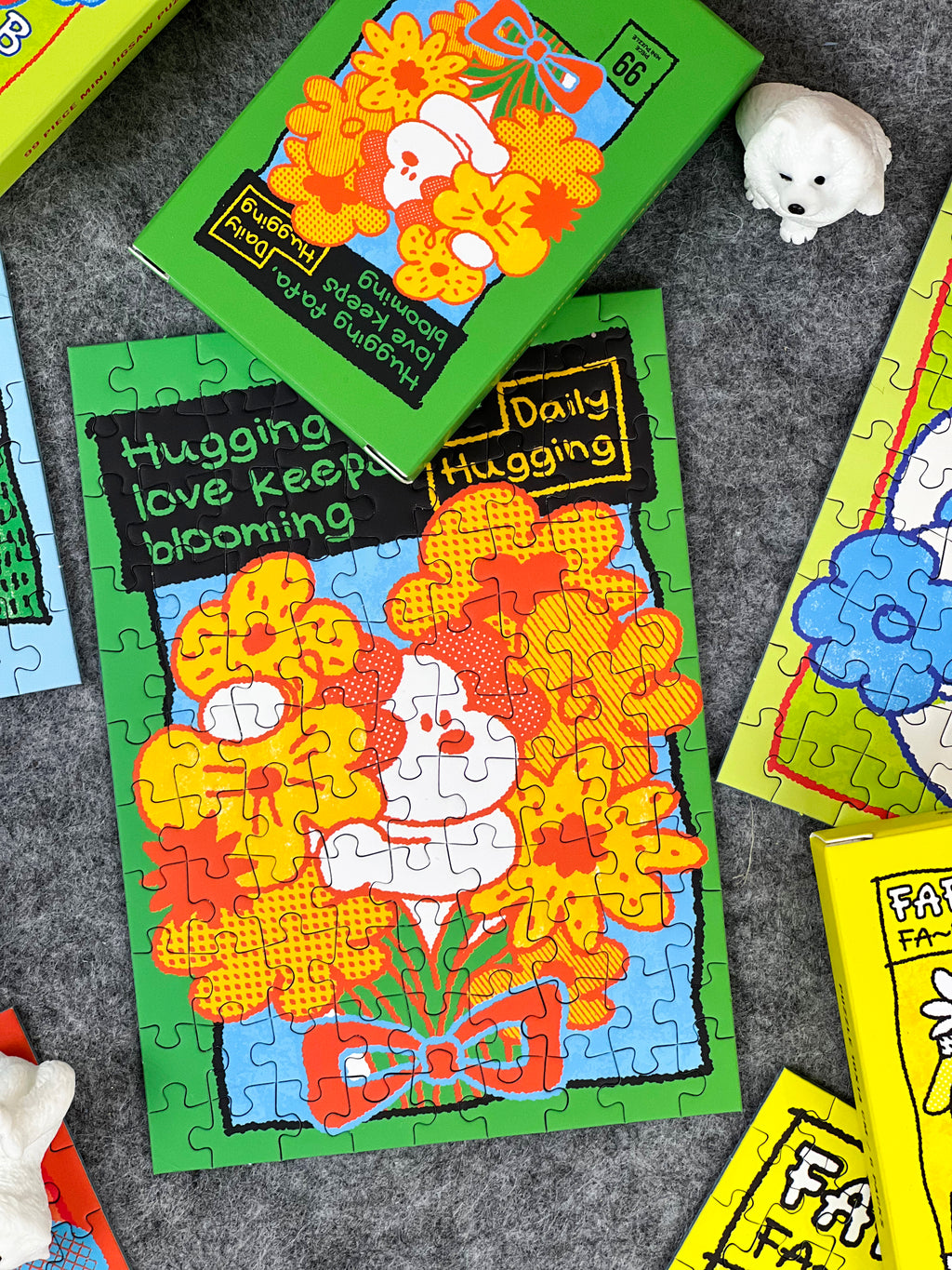PuffinKids | Puzzle Set | FaFadog’s Blooming Daily