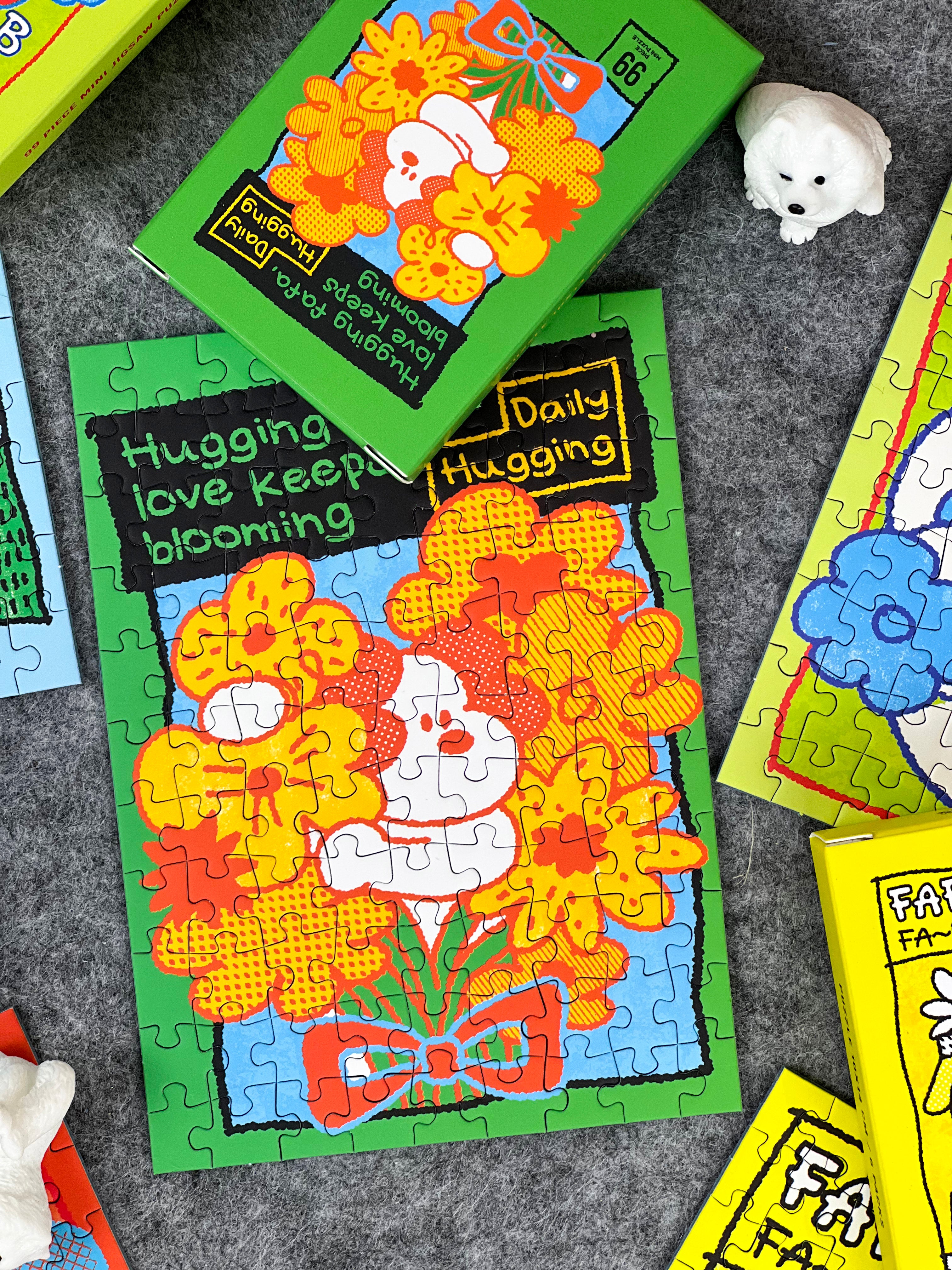 PuffinKids | Puzzle Set | FaFadog’s Blooming Daily