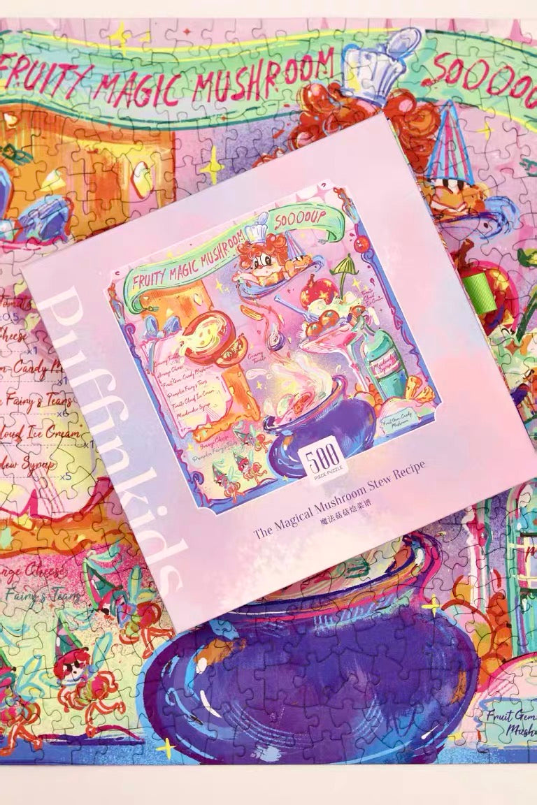 PuffinKids | 500Pieces |The Magical Mushroom Stew Recipe