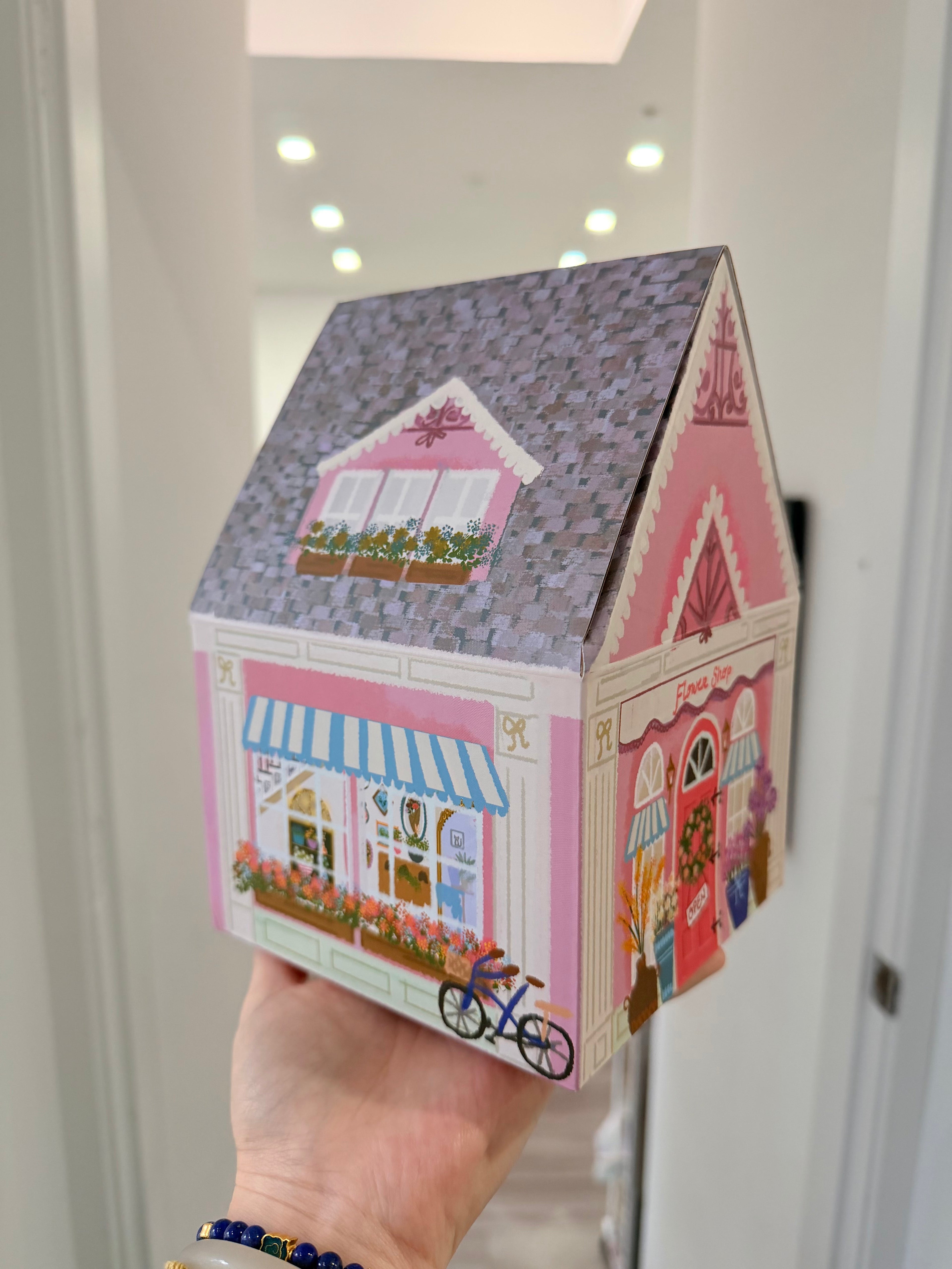 Galison | 500 Pieces |  Flower Shop House Puzzle