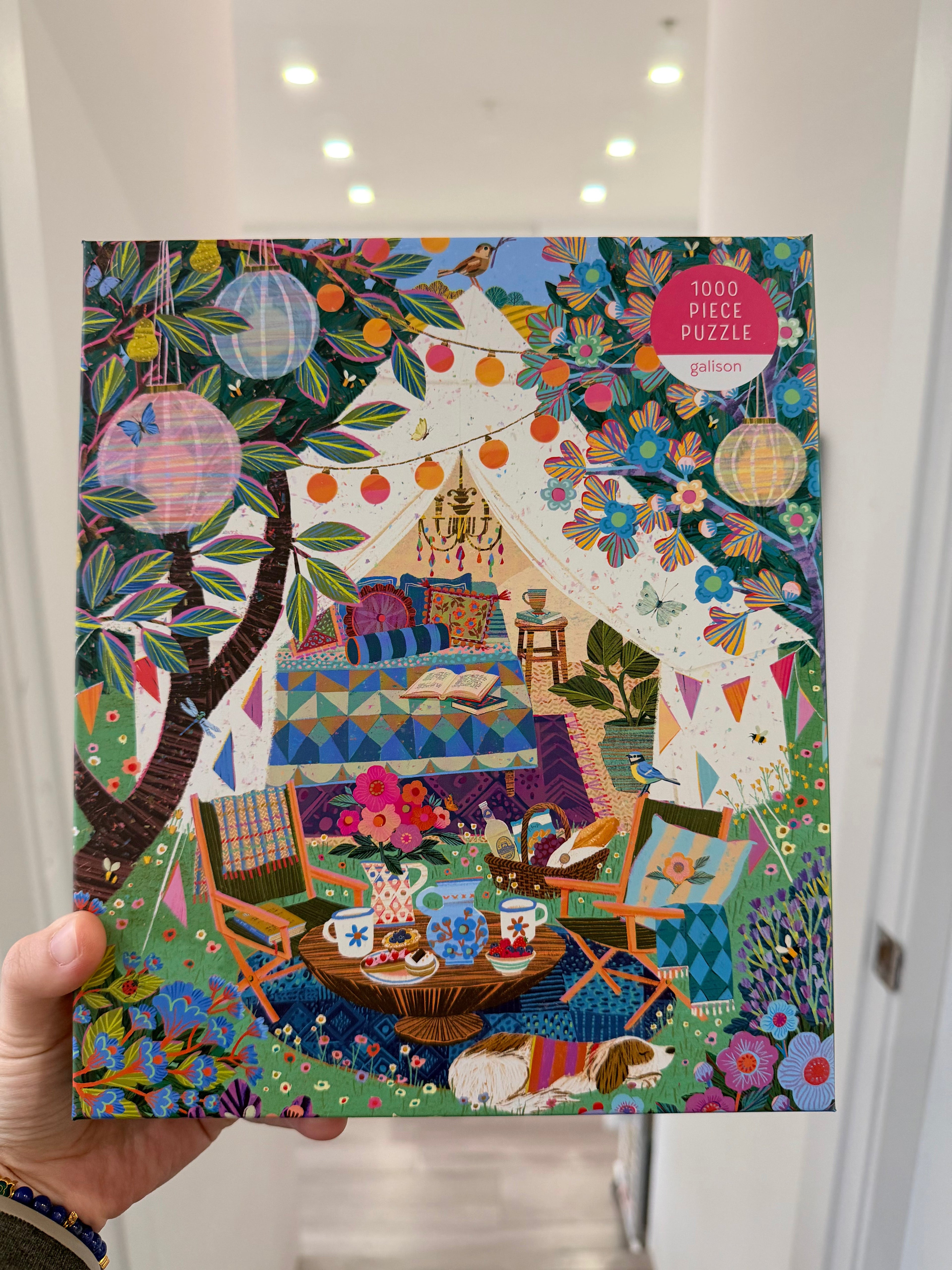 Galison | 1000 Pieces | Blooming Escape Puzzle