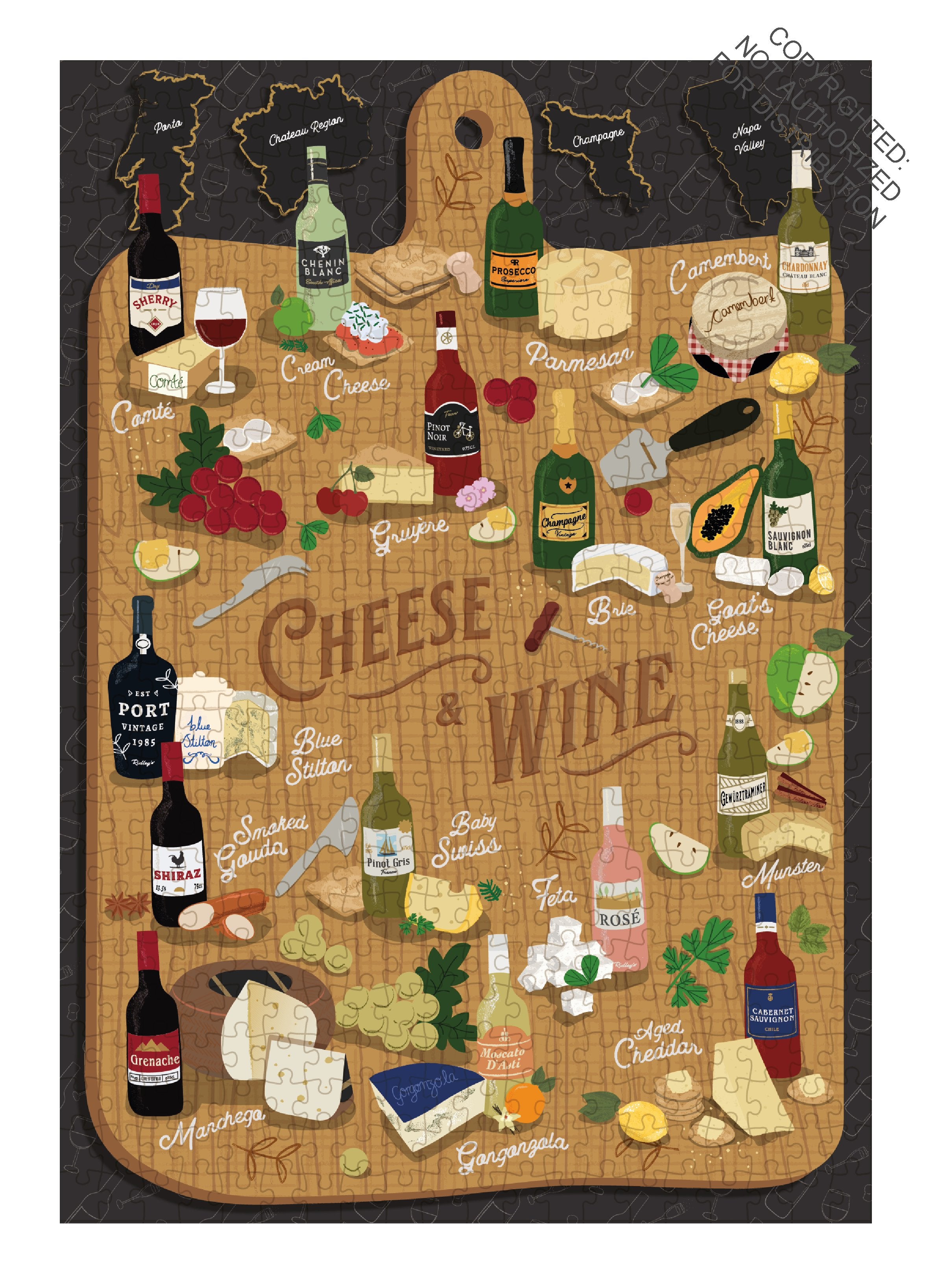 Ridley’s | 500 Piece |Cheese + Wine