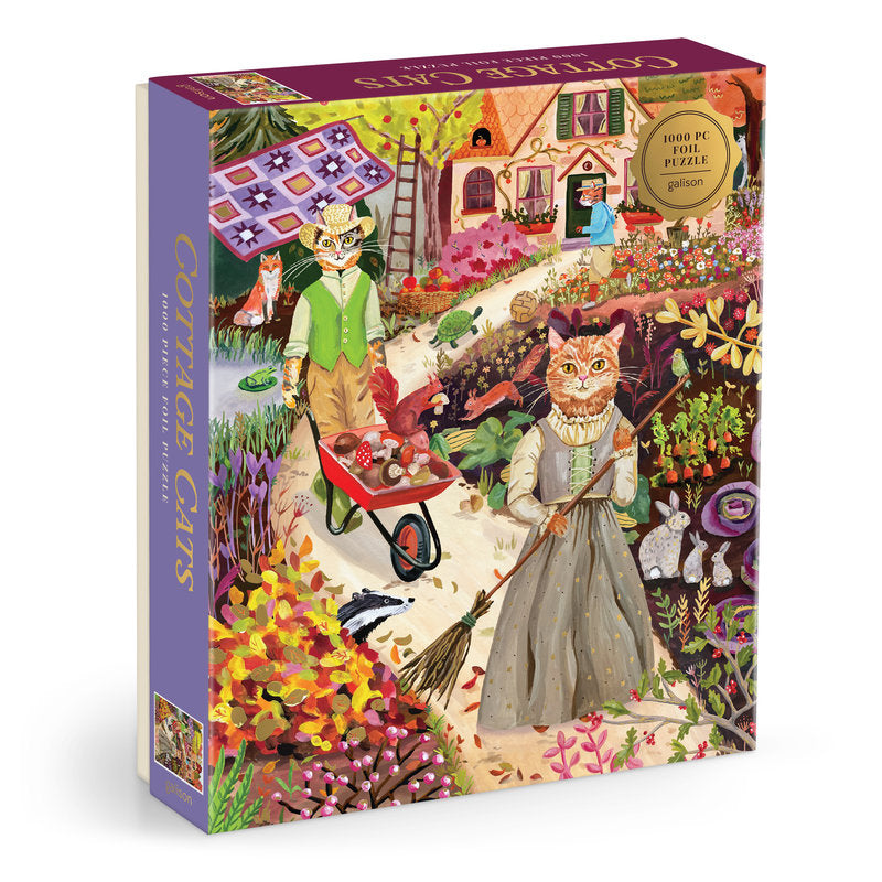 Galison | 1000 Pieces | Cottage Cats