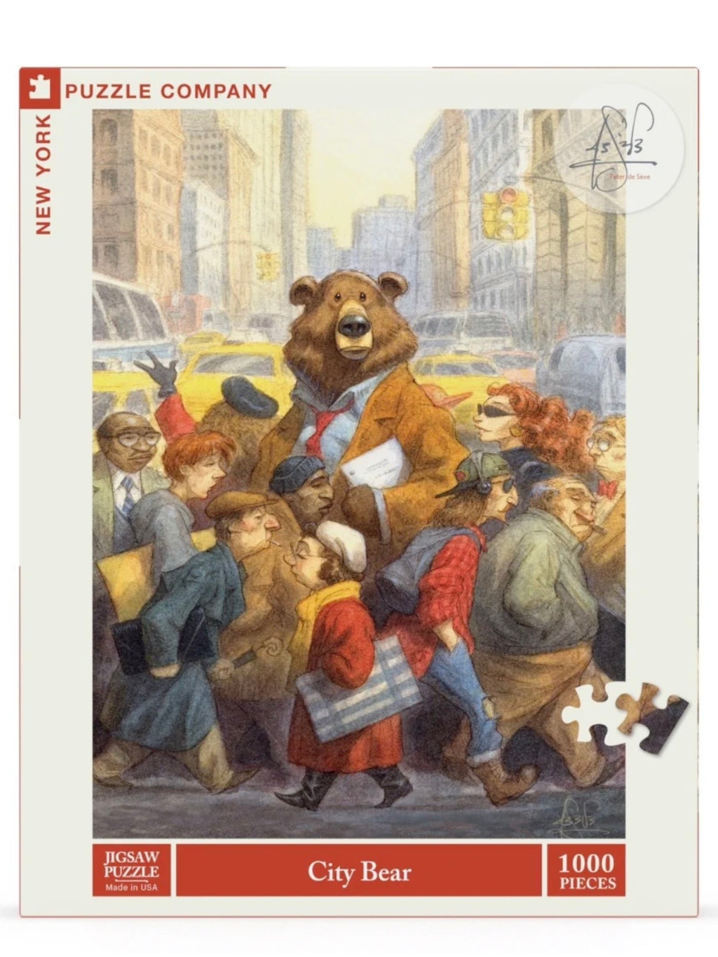 New York Puzzle | 1000 Pieces | City Bear