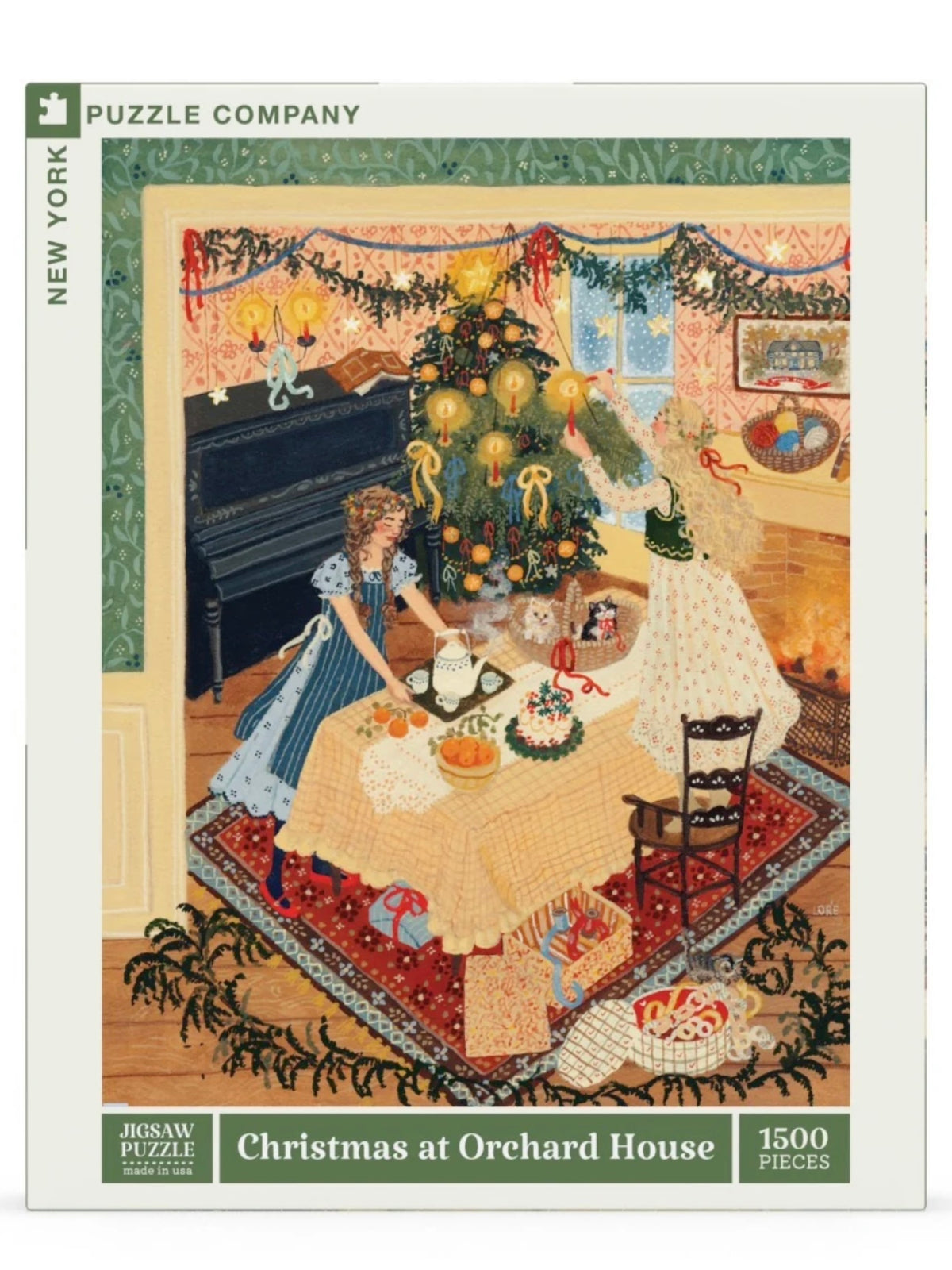New York Puzzle | 1500 Pieces | Christmas at Orchard House