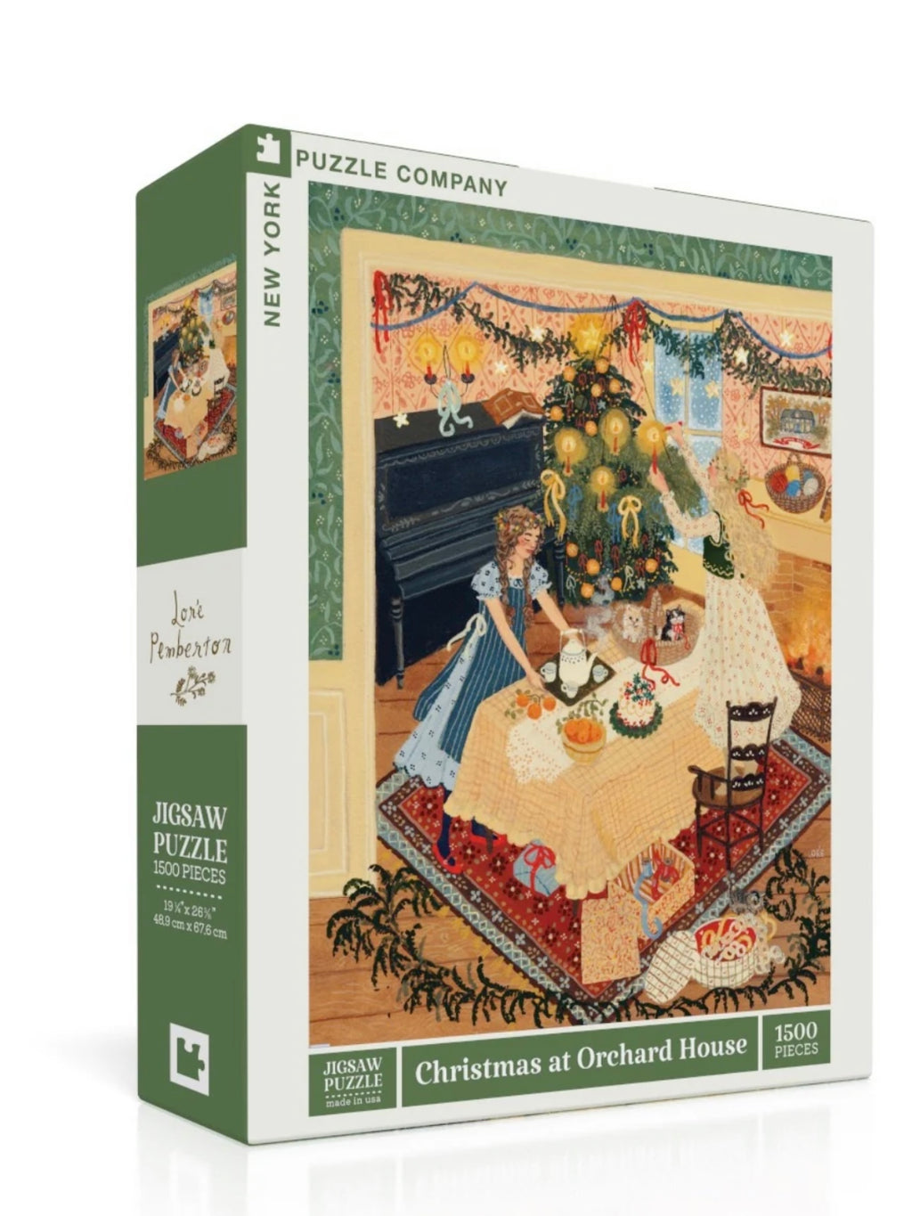 New York Puzzle | 1500 Pieces | Christmas at Orchard House