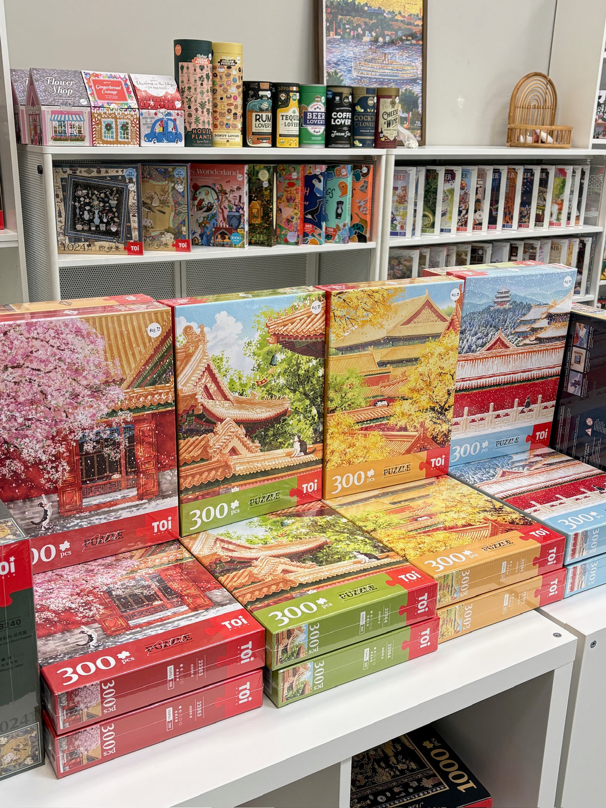 TOI Four Seasons in The Forbidden City Puzzle Bundle - 300 Pieces * 4
