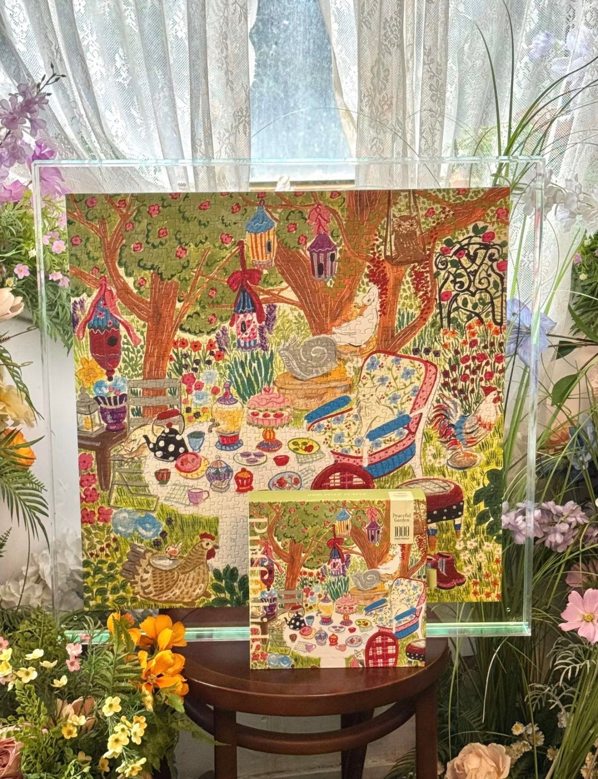 PuffinKids | 1000 Pieces | Peaceful Garden 宁静的花园