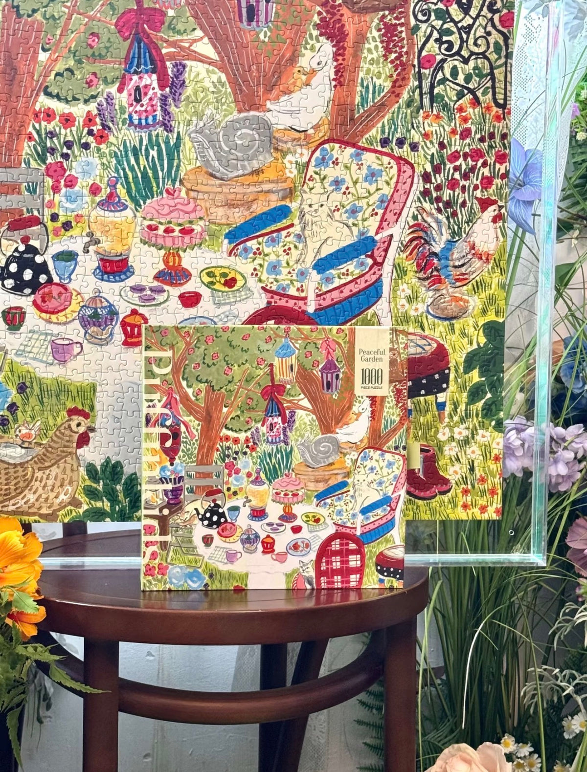 PuffinKids | 1000 Pieces | Peaceful Garden 宁静的花园
