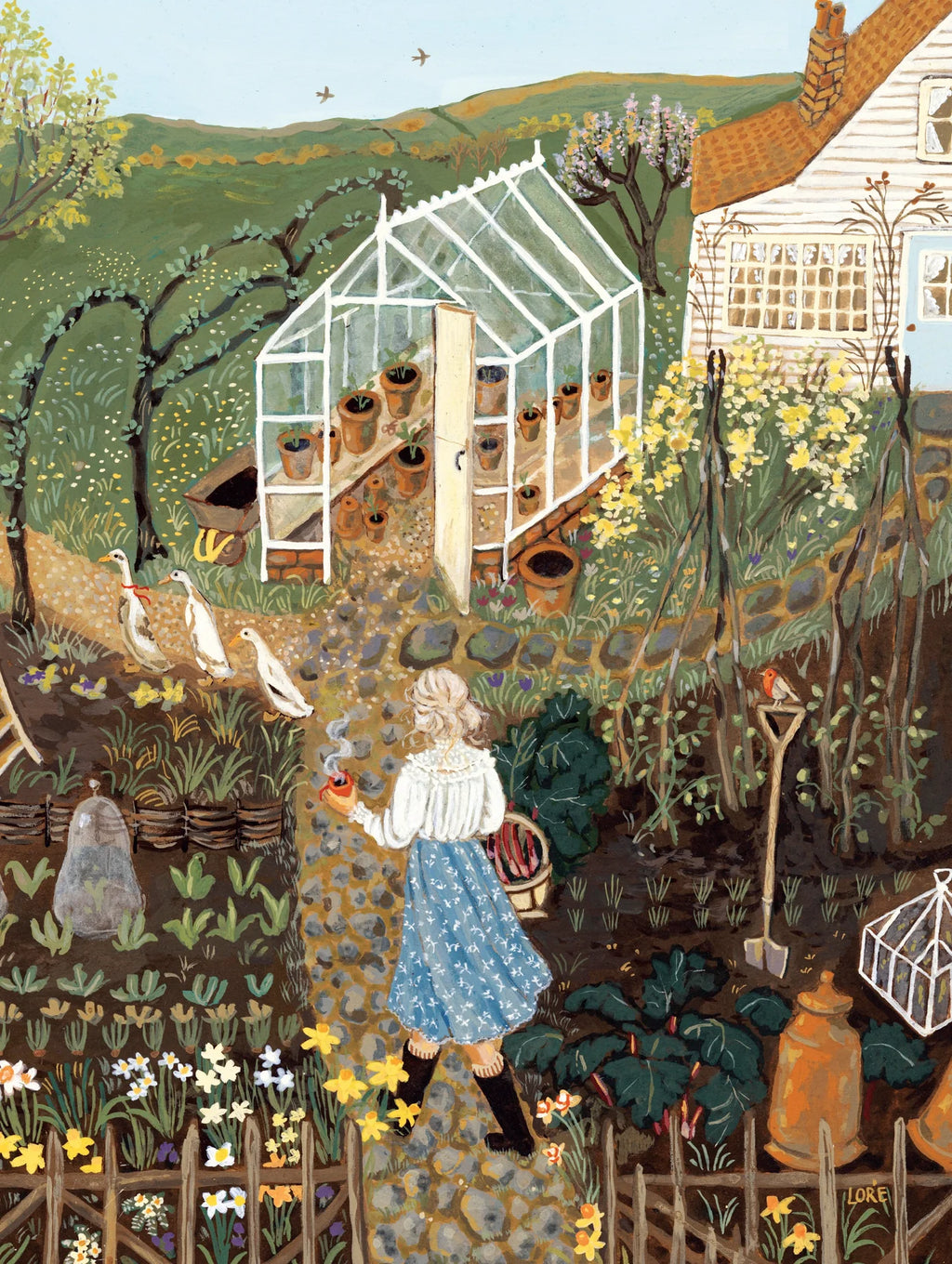 New York Puzzle | 750 Pieces | Lady of the Garden